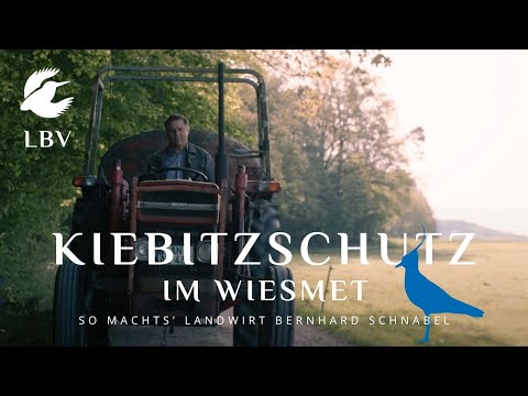 Kiebitzschutz im Wiesmet – Landwirt Bernhard Schnabel
