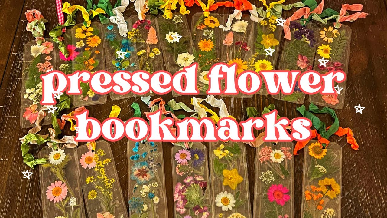 Craft Fair Idea #1 PRESSED FLOWER BOOKMARKS🌷🌿Craft Fair Series 2024
