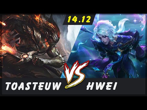 ToastEUW - Yasuo vs Hwei MID Patch 14.12 - Grandmaster Yasuo Gameplay