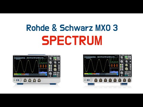 Spectrum - Rohde & Schwarz MXO 3 Oscilloscope Series