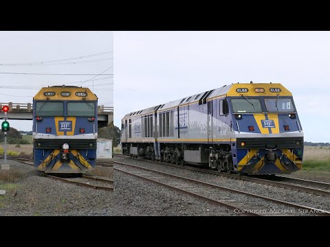D283V RailFirst Diesel Locomotives EL62 & EL60 (3/10/2021) - PoathTV Australian Trains & Railways