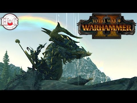 Dark Elves vs High Elves - Total War Warhammer 2 - Online Battle 5
