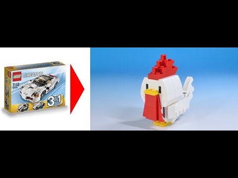 chicken remade of LEGO 31006