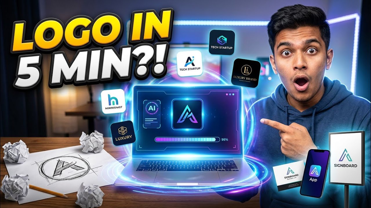 AI Logo Generator: Design a Professional Logo in 53 SECONDS