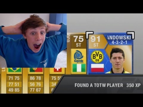 8 x 100K PACKS FT 2 TEAM OF THE SEASON PLAYERS!! LIVE REACTION - Fifa 13 Ultimate Team