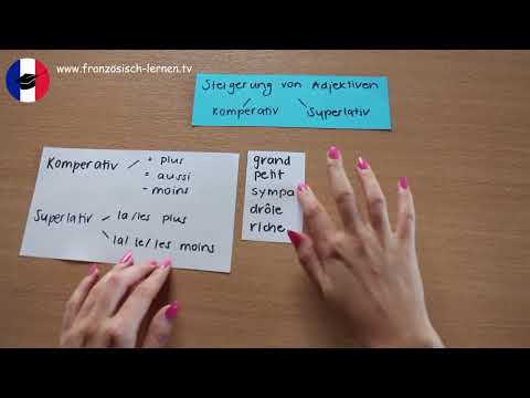 Adjektive steigern Französisch lernen mit Ausnahmen!