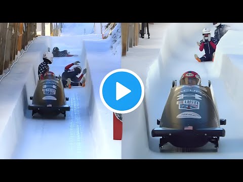 Vorfall beim Bobsleigh in St. Moritz: US-Pilot Kristopher Horn fährt Bob allein weiter