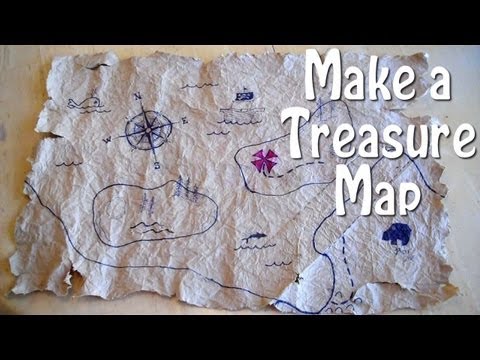 How to Make a Treasure Map - easy, even for slow pirates!
