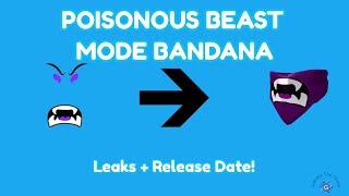Roblox Blizzard Beast Mode Bandana Th Clip - 