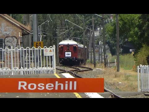 Aussie person history & transport: Red Rattler F1 at Rosehill