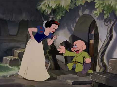 All Snow White and Dopey Interactions | Snow White and the Seven Dwarfs (1937)