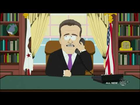 Arnold Schwarzenegger in South Park I South Park S14E09 - It's a Jersey Thing