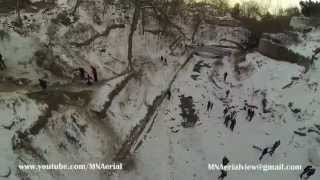 An Icy Minnehaha Falls - Jan 2014 - DJI Phantom w/ Zenmuse Gimbal