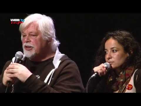 Paul Watson à La Rochelle avec Léa Nature