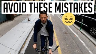 Eight mistakes new bike commuters make that can be easily avoided