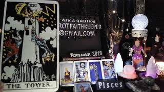 preview picture of video 'Pisces September 9th MAJOR UPHEAVAL CHANGES RESTRICTIONS temp durance  Psychic Tarot card reading'