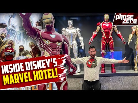 Inside Disney's MARVEL HOTEL! Full Tour Near Disneyland Paris Avengers Campus!