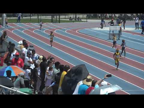Girls 400 Meter Dash 9 years old Section 1 Finals 2019 AAU Gold Coast District Qualifier