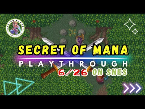 Secret of mana playthrough #6 the boss fire Gigas and the infinite money glitch 8/10/2024