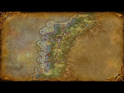 The Story Of Darkshore - Warcraft Lore (Questing Zone)