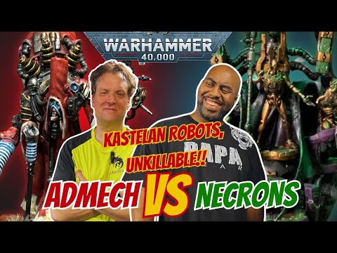 *New Detachments* Admech Haloscreed Clade vs Necrons Starshatter Arsenal 1500 pts battle report.