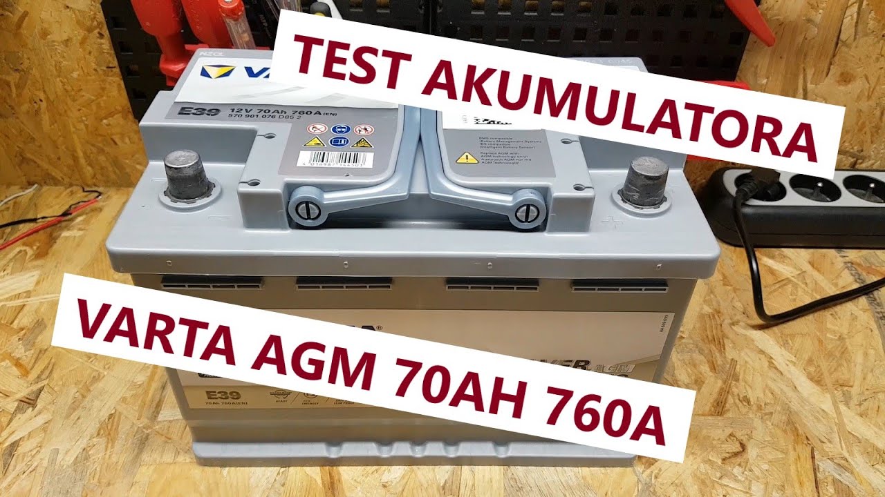 Watch Test akumulatora VARTA AGM 70Ah 760A(EN) Now Test akumulatora VARTA AGM 70Ah 760A(EN)
