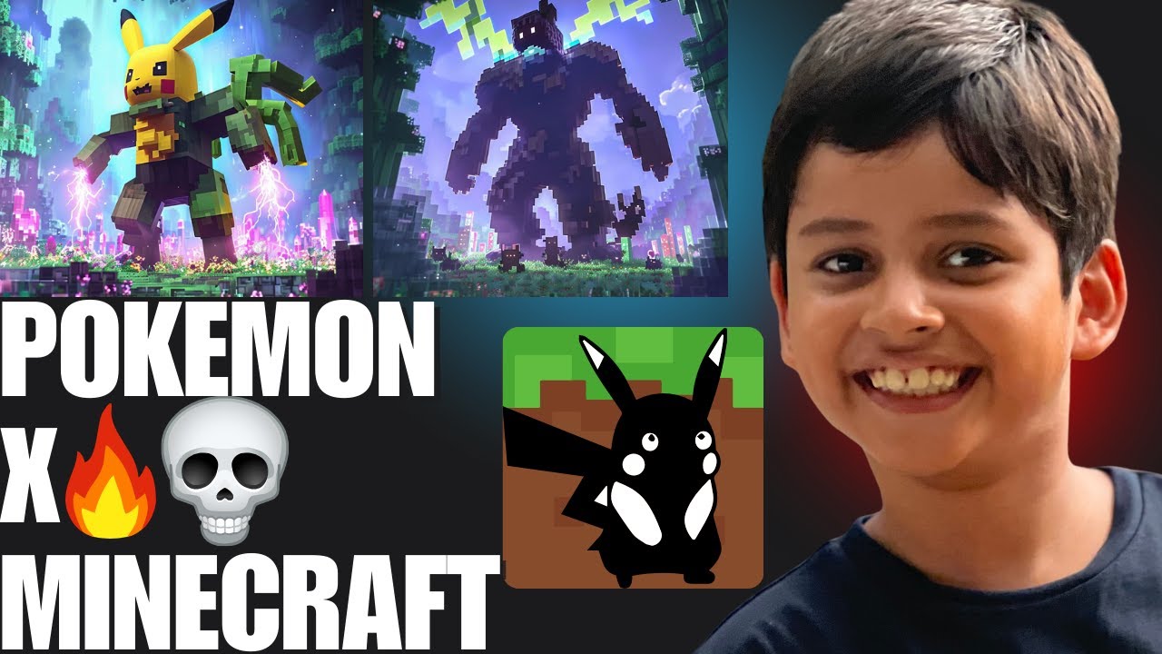 Pokémon x Minecraft ⚡💀 | AI’s Craziest Crossover Ever!