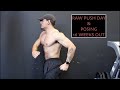 RAW PUSH SESSION & POSING | 16 Weeks Out NATURAL Bodybuilding | Prep Series EP 2