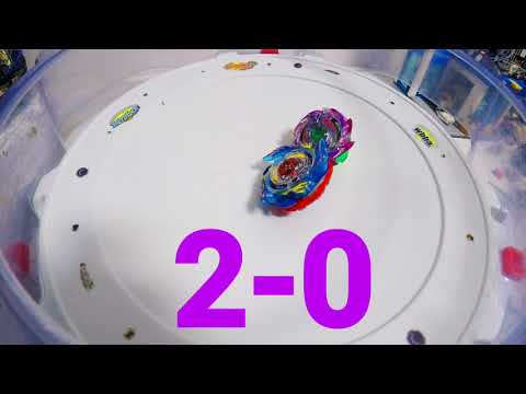 Beyblade Burst Battle: Tempest Wyvron.4G.At. vs God Valkyrie.6V.Rb.