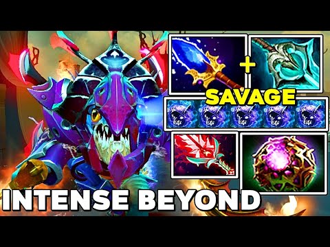 INTENSE BEYOND SAVAGE - Slark - NEW UPDATE - BEST TEAM GANKING - GAMEPLAY