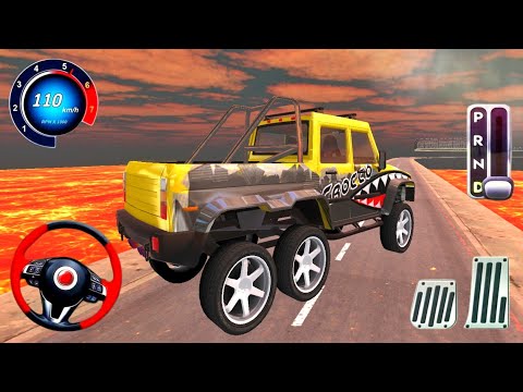 New Offroad 6x6 Monster Truck Driving Gameplay Jeep Driving 3D Simulator Driver: Android Gameplay