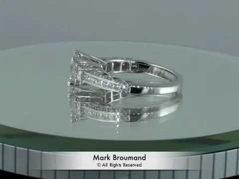 2.22ct Princess Cut Diamond Engagement Anniversary Ring- Mark Broumand