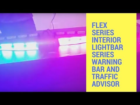 LED Outfitters Warning Bars: FLEX SERIES INTERIOR BAR WARNING BAR AND TRAFFIC ADVISOR