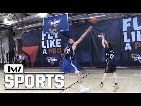 Kristaps Porzingis- Baller Kid Scores On Knicks Star...TWICE!!! | TMZ Sports