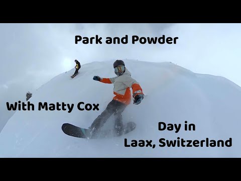 Park and Powder day in Laax, Switzerland - See the Resort - part 1/3