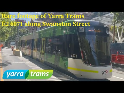 Thumbnail for Rare footage of Yarra Trams E2 6071 along Swanston Street! by Trams