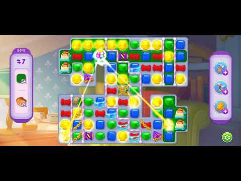 Homescapes level 8641 Hard level (+5moves)