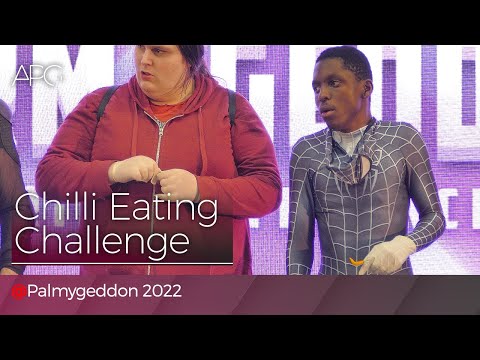 ARMAGEDDON EXPO 2022 Palmygeddon - Chilli Eating Challenge [#APGLive]