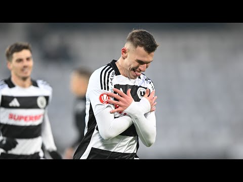 REZUMAT | U Cluj -  Unirea Slobozia 1-0.  Victorie în stil italian pentru Bergodi