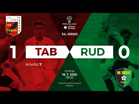34.krog: CB24 Tabor Sežana - Rudar Velenje 1:0 ; Prva liga Telekom Slovenije 2019/2020