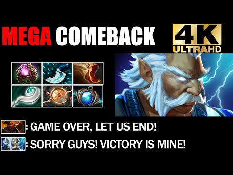 Mega Creeps Comeback By 136K Damage Zeus - Epic Battle Pro Gameplay Dota 2