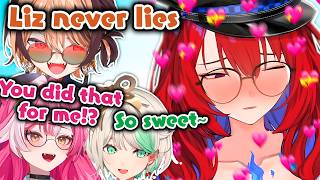 Elizabeth Couldn't Hide Her Blush After This Question