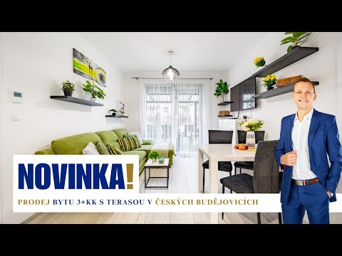 ✅ PRODÁNO ✅  - prodej bytu 3+kk s terasou a parkováním
