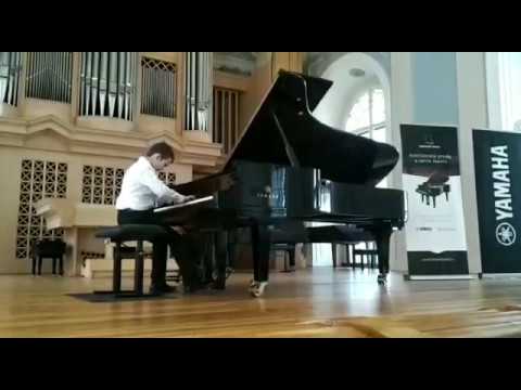 J. Haydn - Sonata, Hob. XVI/52 - I. Allegro   Adam (10y) PJN 2020