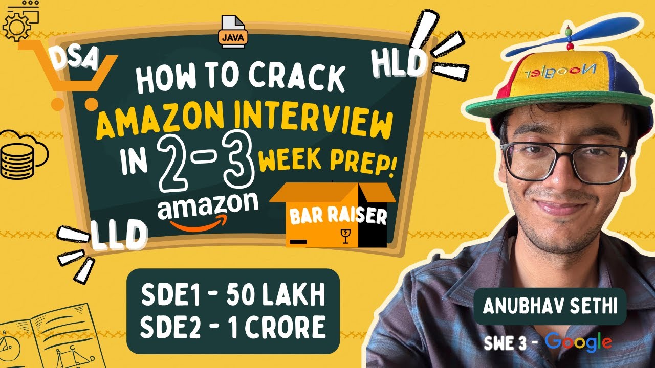 Amazon Interview Prep Strategy 🔥 (SDE1 & SDE2) | DSA, LLD, HLD & Leadership Principles 🚀