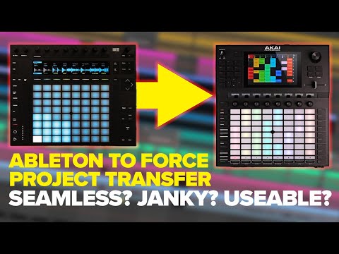 Opening Ableton Projects On Akai Force: How Does It Work?
