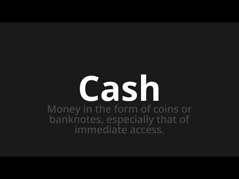 How to pronounce Cash