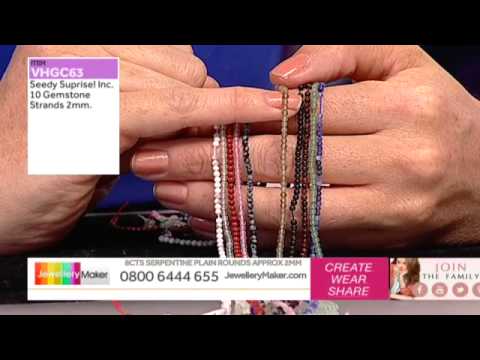 How to Make Beaded Jewellery: JewelleryMaker LIVE 20/04/2015