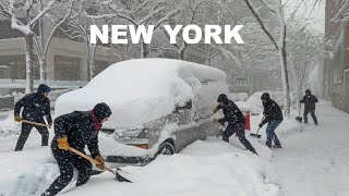 New York City BLIZZARD 2026 Manhattan Heavy Snow Walk in New York City Snowstorm 2026