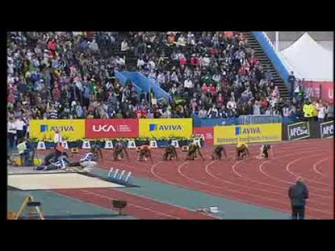 Meeting de Londres - Crystal Palace100 metros rasos FINAL